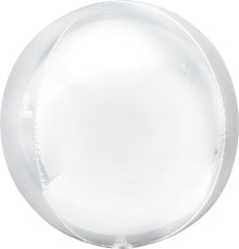 #651 Orbz White 16in Balloon