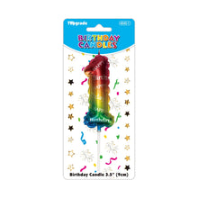 Birthday "Balloon" Number Candle 3.5in