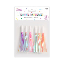 Party Blowers Pastel 6ct