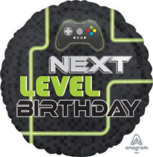 #086 Next Level Gaming Birthday 18in Balloon