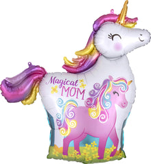 #021 Mama & Baby Unicorn 32in Balloon