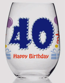 Stemless Wine Glass - 40