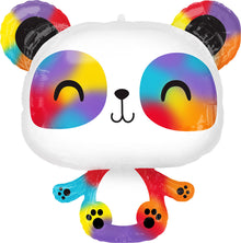 #016 Rainbow Panda 24in SuperShape Balloon