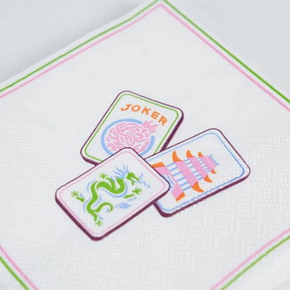 Mahjong Cocktail Napkins 16ct
