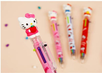 Sanrio Characters 6 Color Ball Point Pencil- 0.7mm