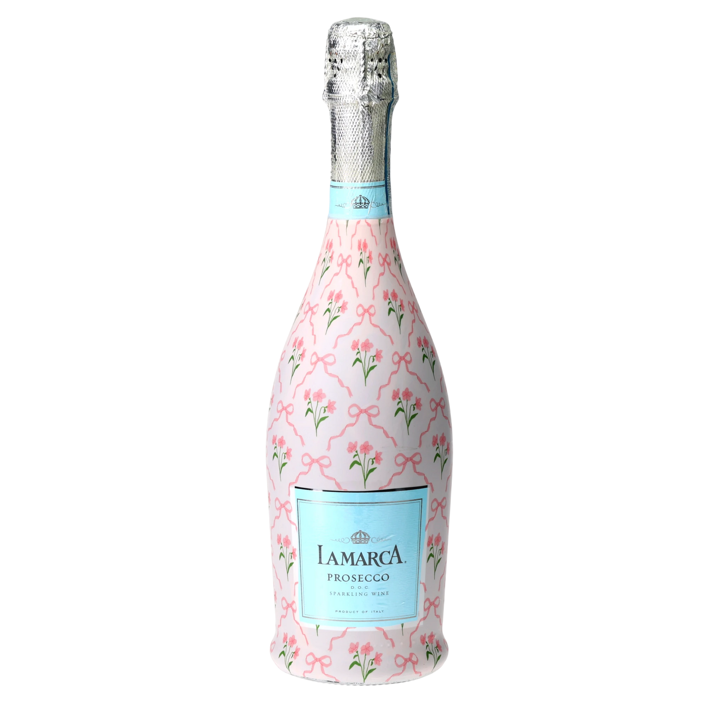 Beau Bottle Pink Bows and Blossoms - Prosecco Collection
