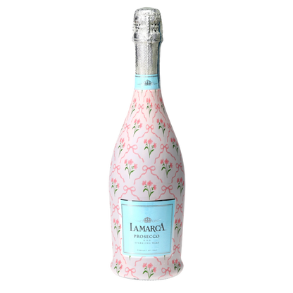 Beau Bottle Pink Bows and Blossoms - Prosecco Collection