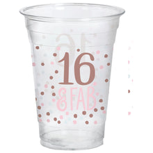 Sweet Sixteen Plastic Cups, 16 oz. 20ct
