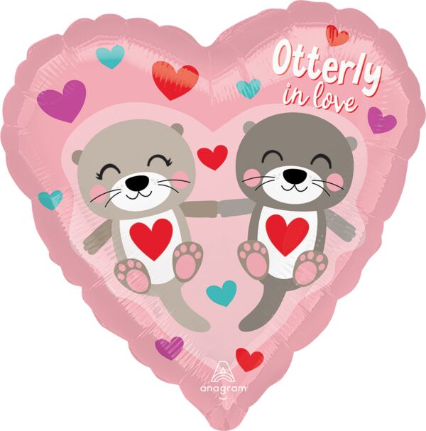 #S03 Otterly in Love 17in Balloon