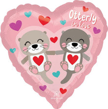 #S03 Otterly in Love 17in Balloon