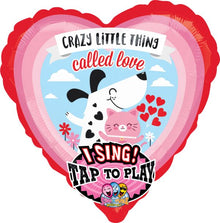 #S06 Crazy Love Singing Balloon 29in Balloon