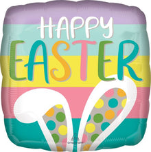 #S05 Happy Easter Bunny Ears 17in Balloon