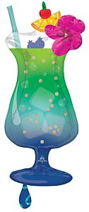 Hawaiian Drink 37in SuperShape Balloon