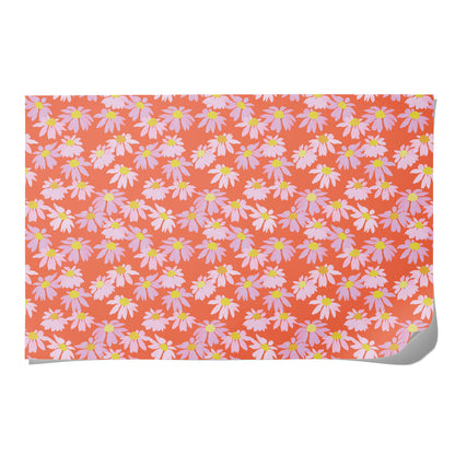 Coneflower wrapping paper