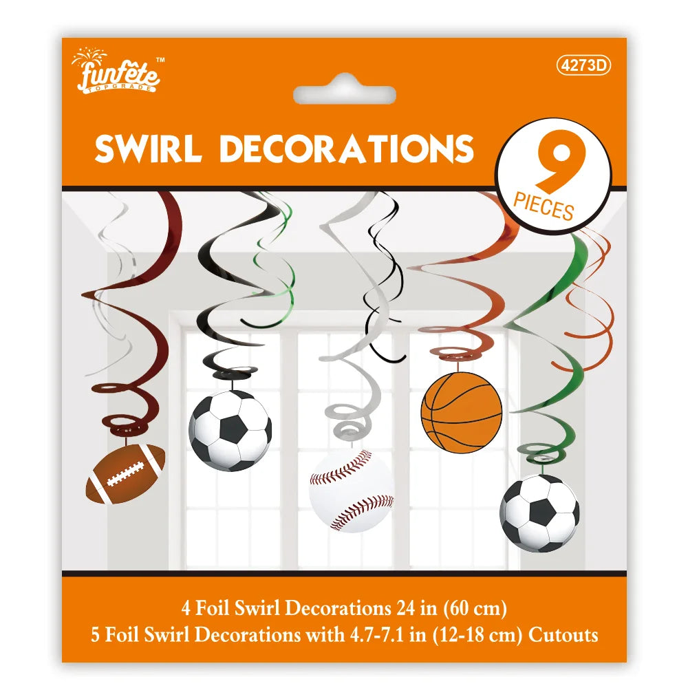 Multi Sport Swirls 9ct