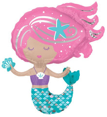 #152 Shimmering Mermaid 30in Balloon