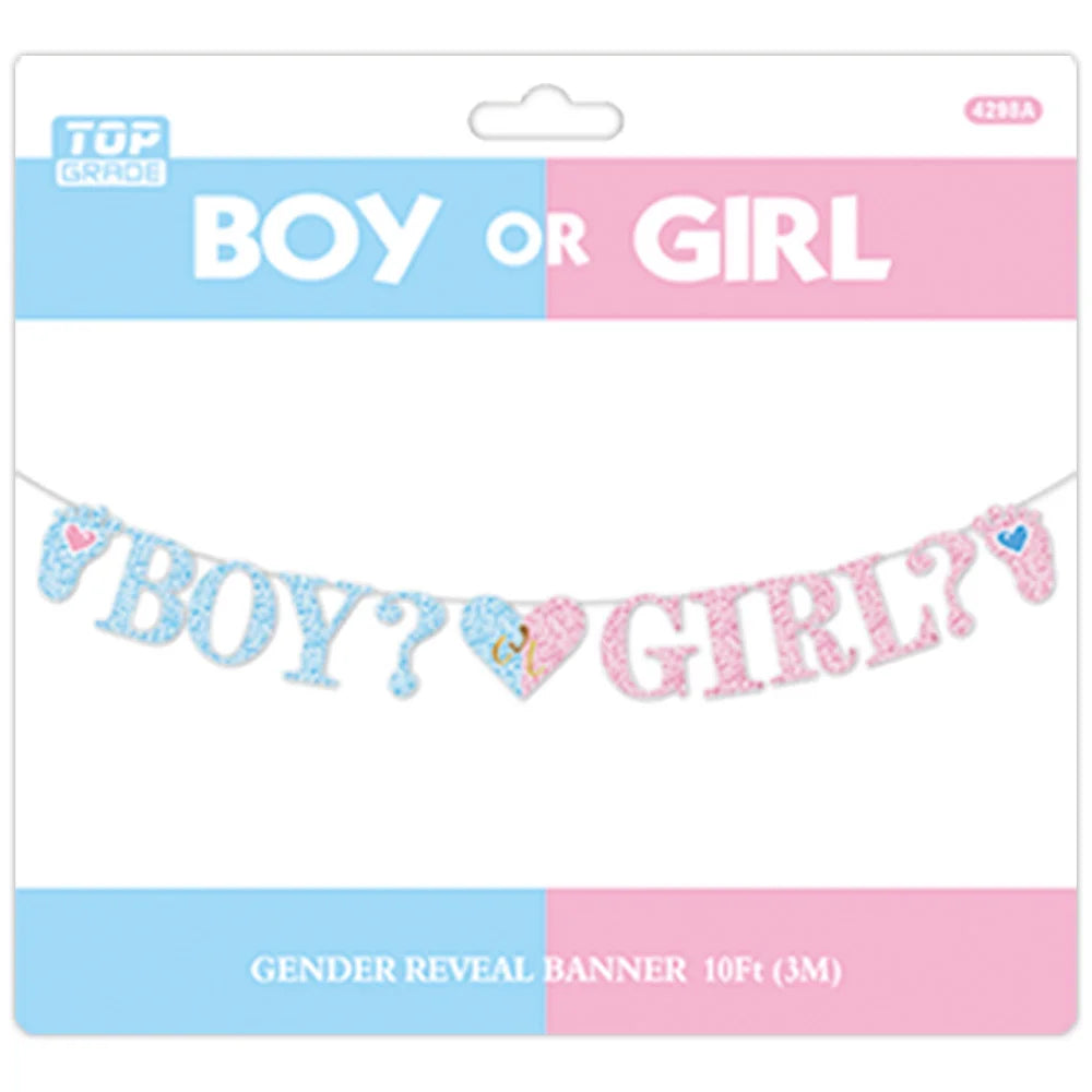 Gender Reveal Banner 10ft