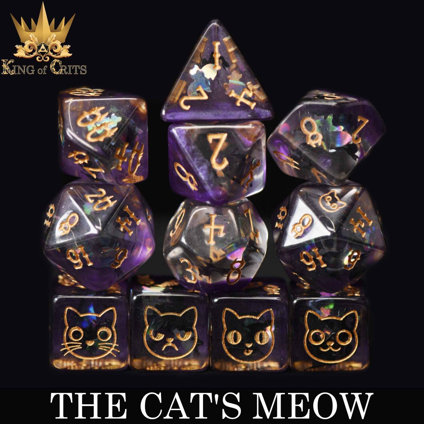 Cat's Meow - 11 Dice Set