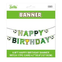 Happy Birthday Soccer Banner 9.8ft