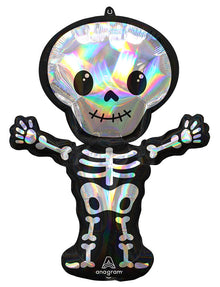 Iridescent Skeleton 34in SuperShape Balloon