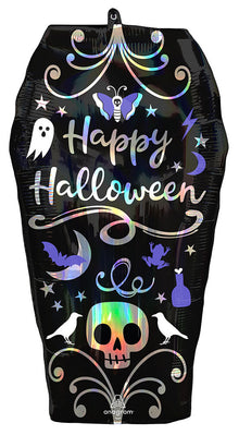 Iridescent Coffin 27in SuperShape Balloon