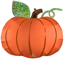 Satin Infused Pumpkin 25in SuperShape Balloon