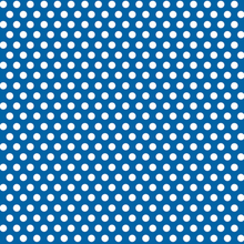 Royal Blue Dots Gift Wrap 30in x 5ft
