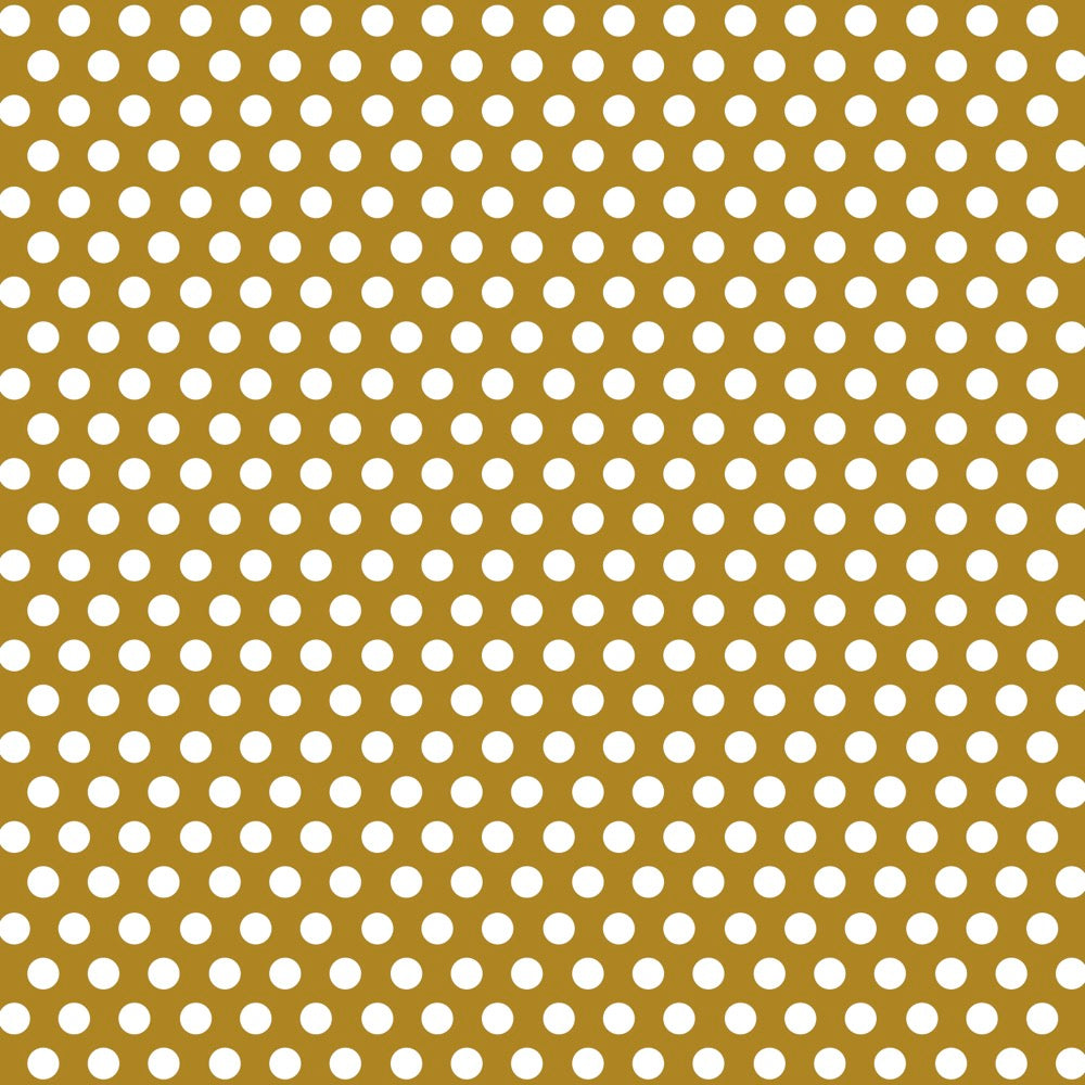 Metallic Gold Dots Gift Wrap 30in x 5ft