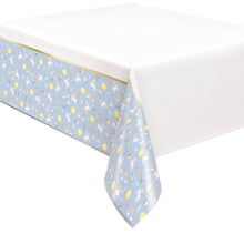 Dainty Unicorn Rectangular Foil Table Cover 54in x 84in - Short Fold