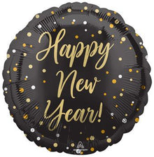 S77 New Year Gold 18in Balloon