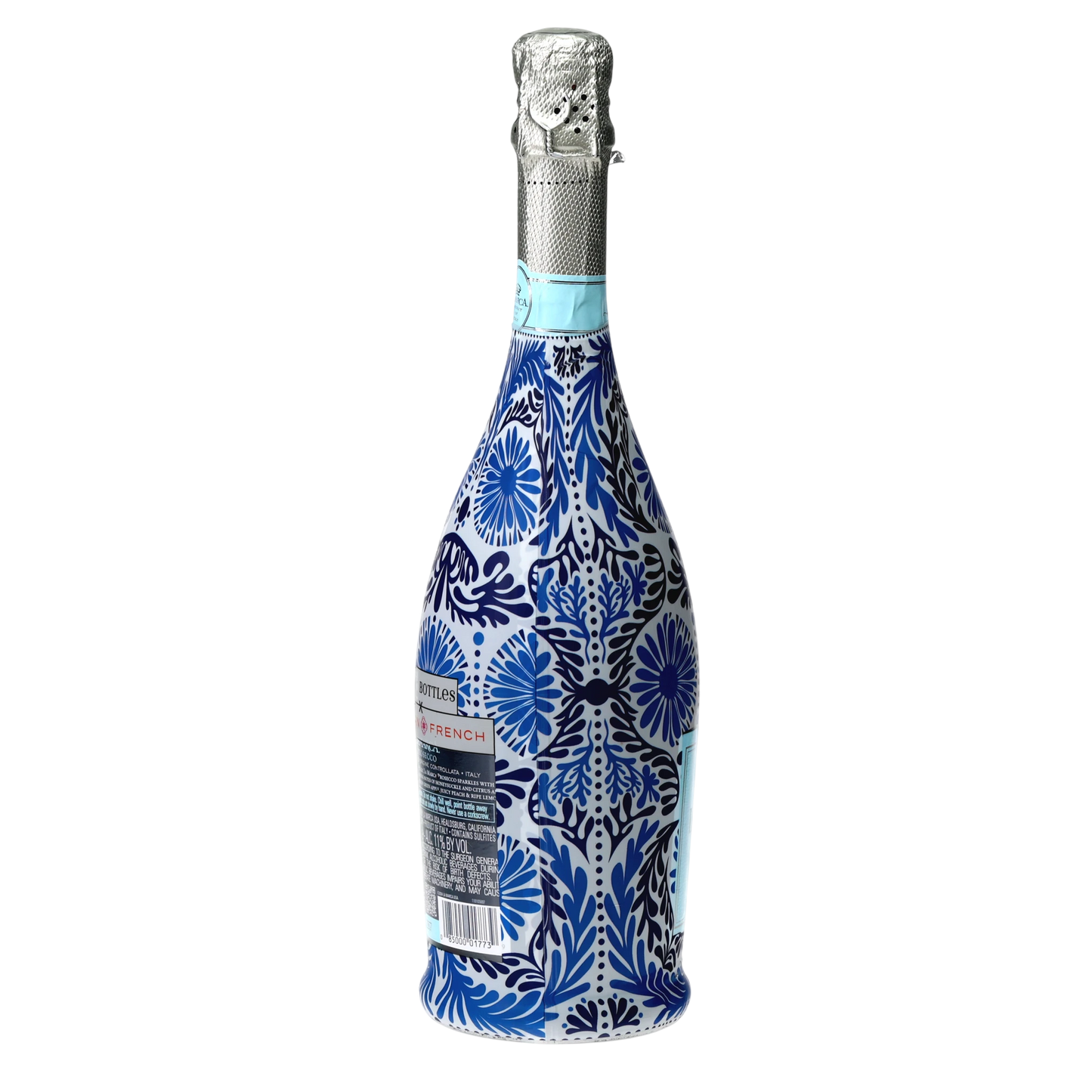 Beau Bottle x Sheridan French Collection - Navy Jardin - Prosecco Collection