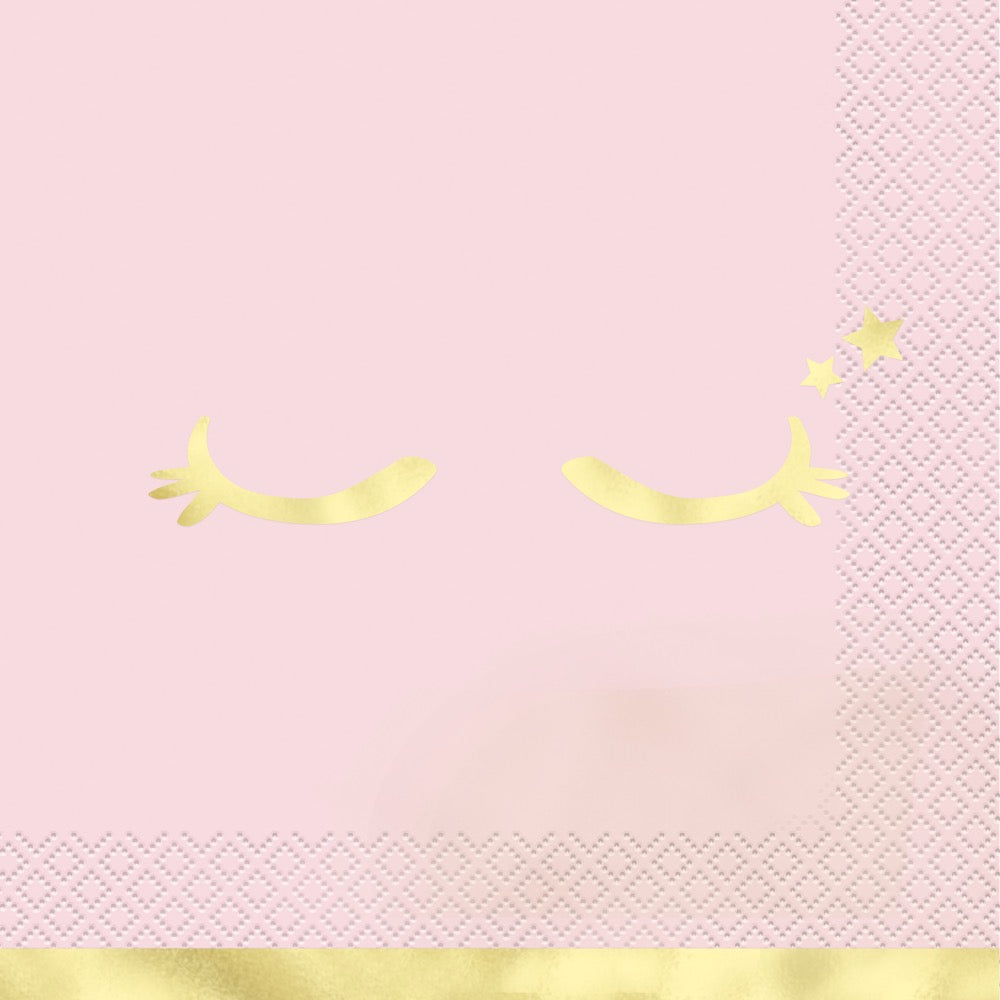 Dainty Unicorn Luncheon Napkins 16ct - Foil Stamping