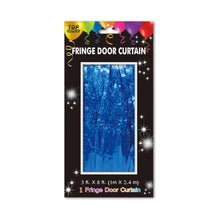 Foil Fringe Holographic Curtain 3ft x 8ft - Silver