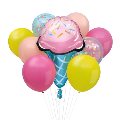 Rainbow Birthday Sweets Foil & Latex Balloon Bouquet Kit