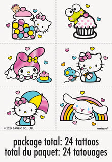 Hello Kitty and Friends Foil Tattoos 24ct