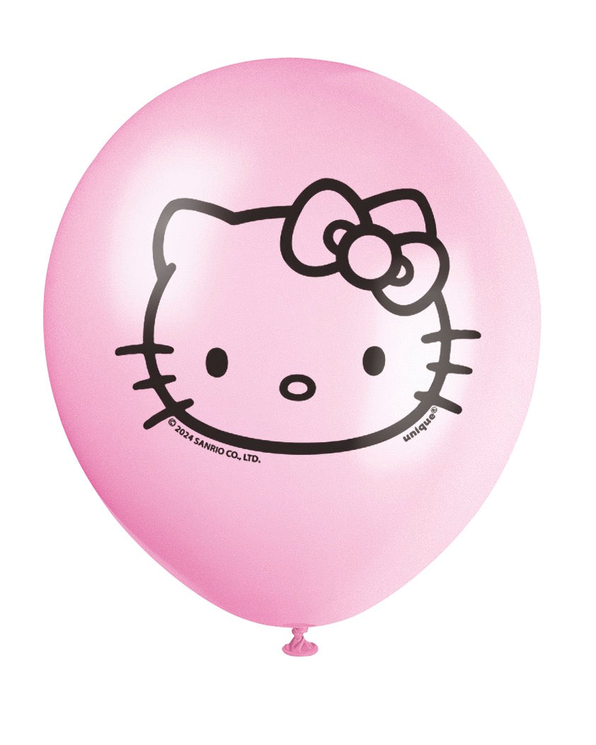 Hello Kitty and Friends Assorted 12in Latex Balloons 8ct
