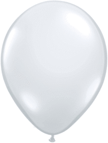 16in Helium Inflated Latex Balloon - Clear