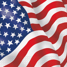 USA Flag Lunch Napkins 16ct