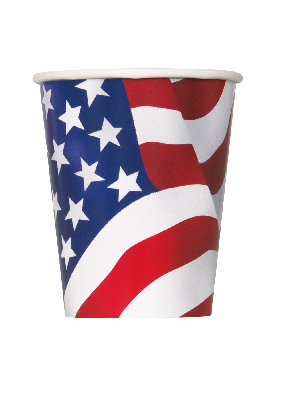 USA Flag 9oz Paper Cups 8ct
