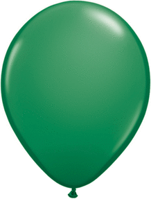16in Helium Inflated Latex Balloon - Green
