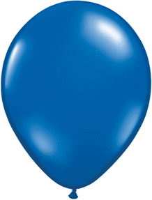 16in Helium Inflated Latex Balloon - Sapphire Blue