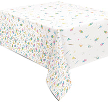 Rainbow Birthday Sweets Rectangular Foil Table Cover 54in x 84in