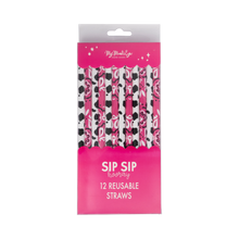 Cowgirl Reusable Straws 12ct