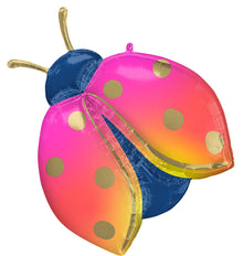#005 Colorful Ladybug 33in SuperShape Balloon