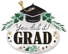 S08 Satin You Did It Ivy Grad 34in Balloon
