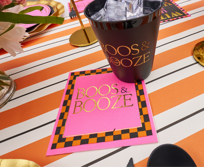 Boo Bold Cocktail Napkins A/26pk