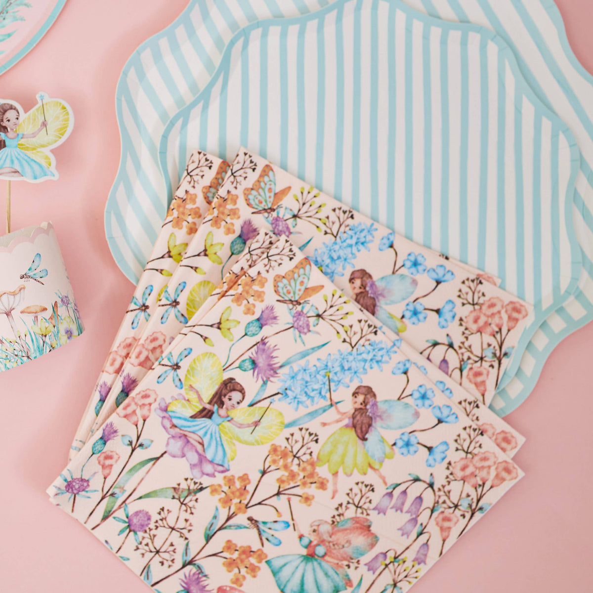 Fairy Garden Paper Napkins – Disposable