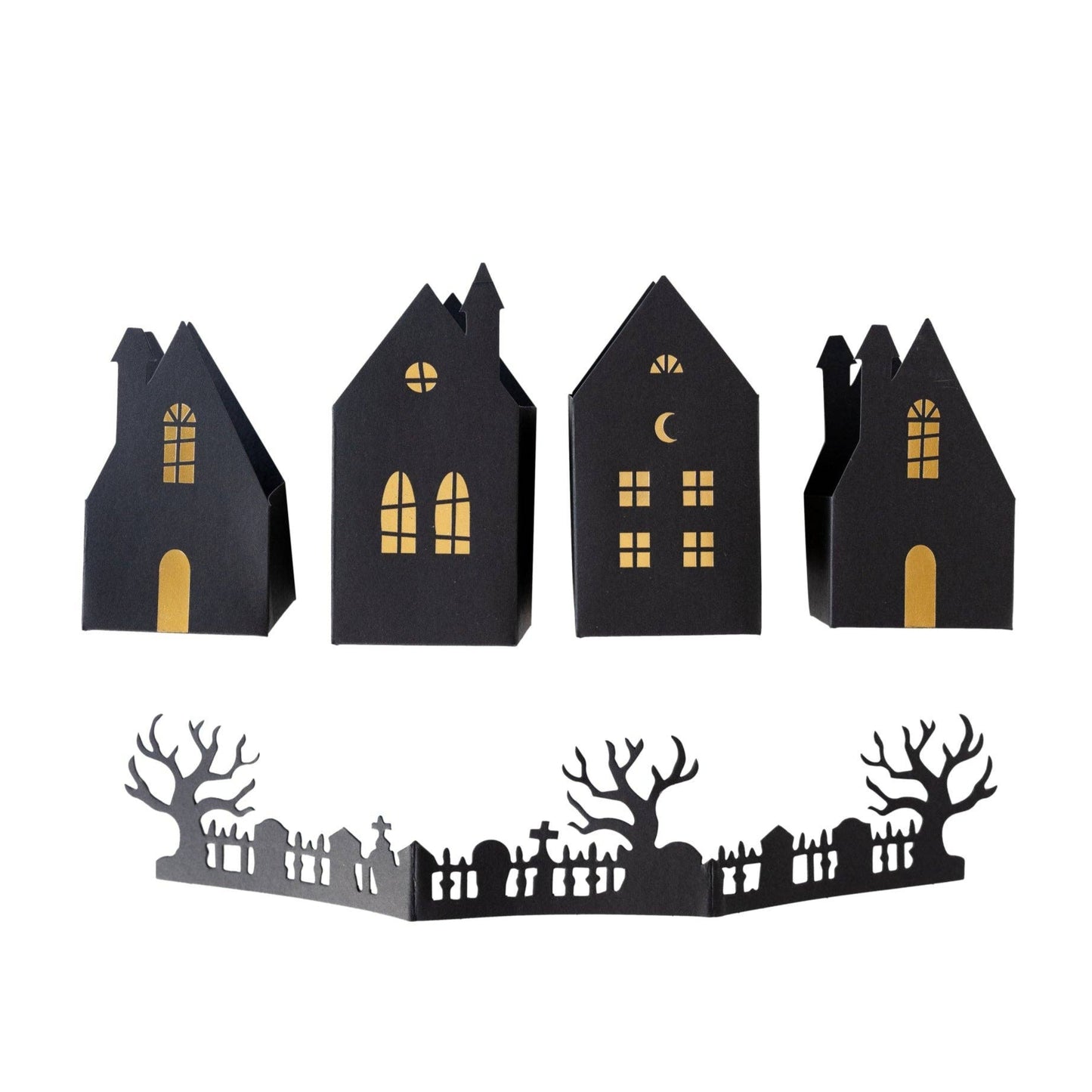 Haunted Village 3D Tabletop Decor