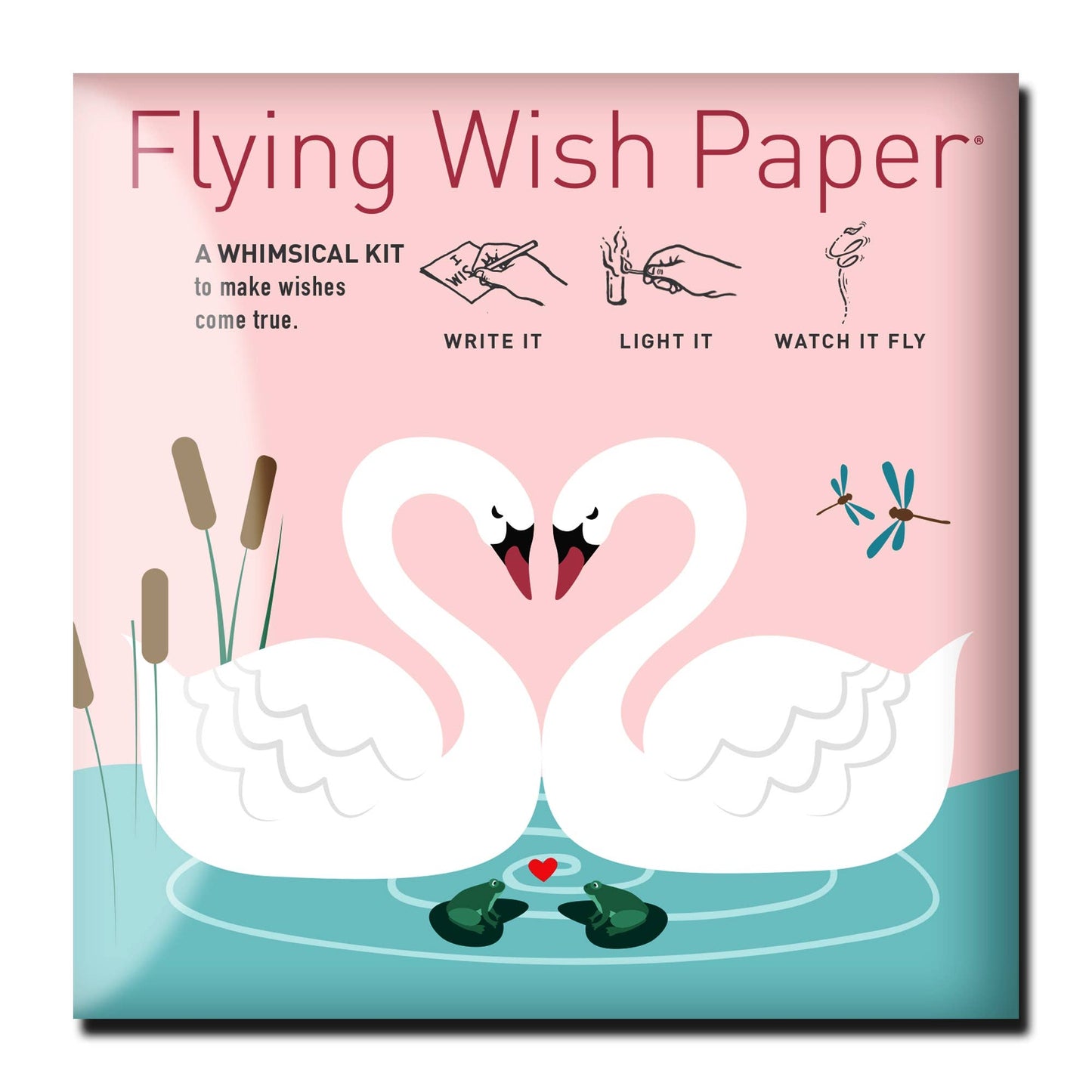 SWAN LAKE LOVE / Elegant Romance Kit / 15 WISH PAPER™ - Set