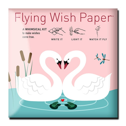 SWAN LAKE LOVE / Elegant Romance Kit / 15 WISH PAPER™ - Set